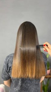 زیبایی ناهید هایلایت مش رنگ کراتین و کوتاهی مو در شریعتی ظفر 18