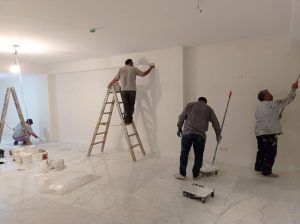 داخلی مجموعه دیوار دیزاین نقاشی ساختمان کابینت و کاغذ دیواری در تهران پاسداران 2