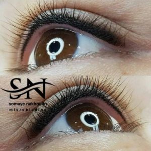 زیبایی سمیه نخستین ترمیم کاشت مژه اکستنشن مژه در پردیس فاز 4 15