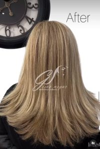 زیبایی و آموزشگاه گیسو نگار خدمات رنگ لایت کراتین مو در شریعتی مطهری 3