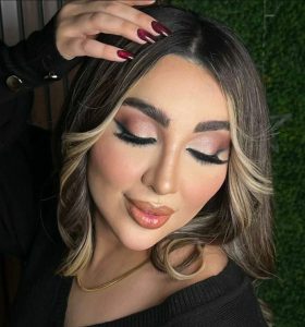 زیبایی گلاریس رنگ و هایلایت میکاپ شینیون در مهرشهر کرج 16