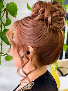 زیبایی گلاریس رنگ و هایلایت میکاپ شینیون در مهرشهر کرج 5