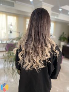 مسیبی رنگ مش لایت کراتین مو در میدان تجریش 8