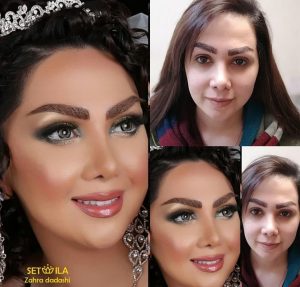 زیبایی ستیلا خدمات میکاپ شینیون گریم عروس در مهرشهر کرج 11