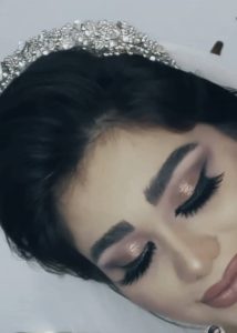 زیبایی مهرانگیز میکاپ و شینیون و رنگ و مش در سالاریه قم 11