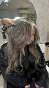 زیبایی و آموزشگاه مرجان شهری خدمات رنگ مش کراتین مو در نیاوران سه راه یاسر 15