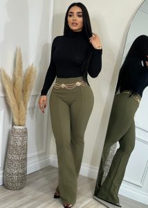 GIPSY BLACK LONG SLEEVE MOCK NECK TOP M
